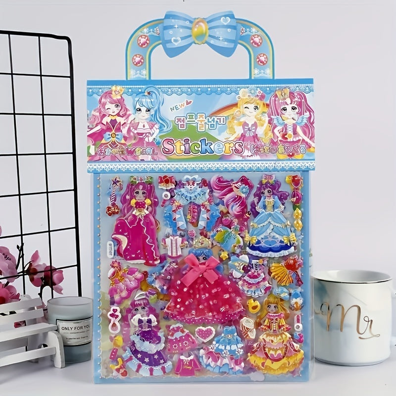 Dress Up 3D Sticker Activity Set for Kids - Random Christmas Halloween Themes