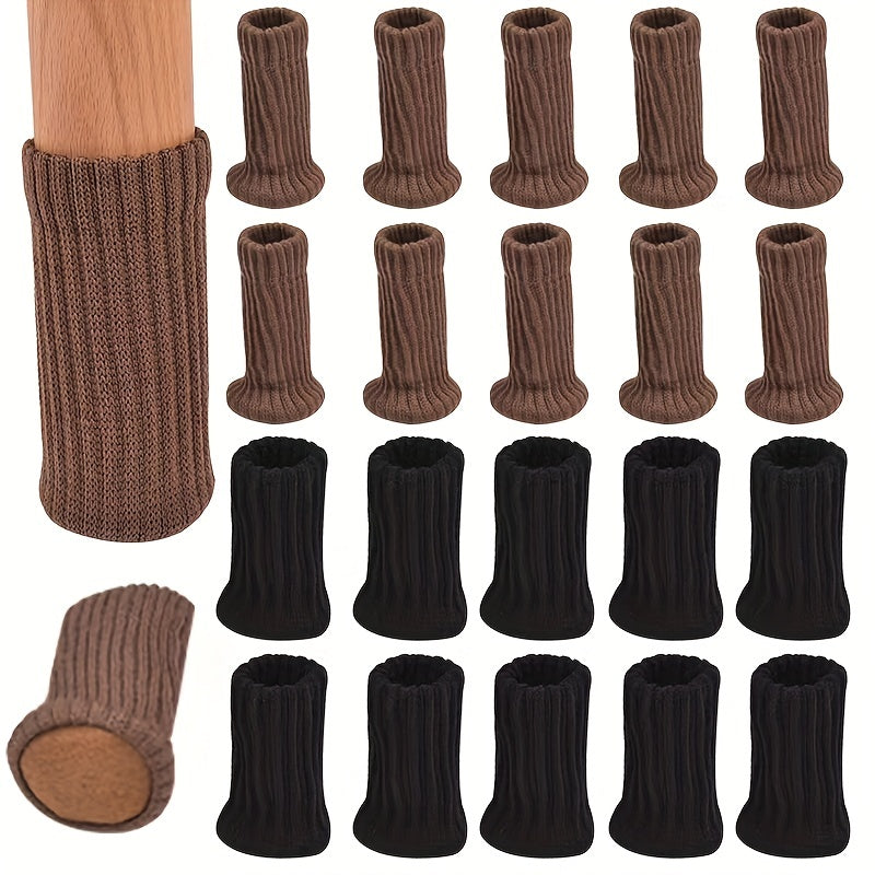4pcs Wool Chair Foot Cover Wear-resistant Step Protection