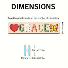Personalized Name Puzzle Educational Toy