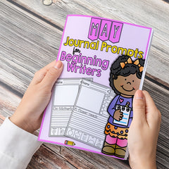 Engaging Kindergarten Journal - 44 Pages of Prompts for Writing & Drawing