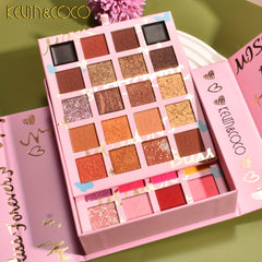 40 Shade Makeup Palette with Long-lasting Matte & Pearly Brightening Earth Tones