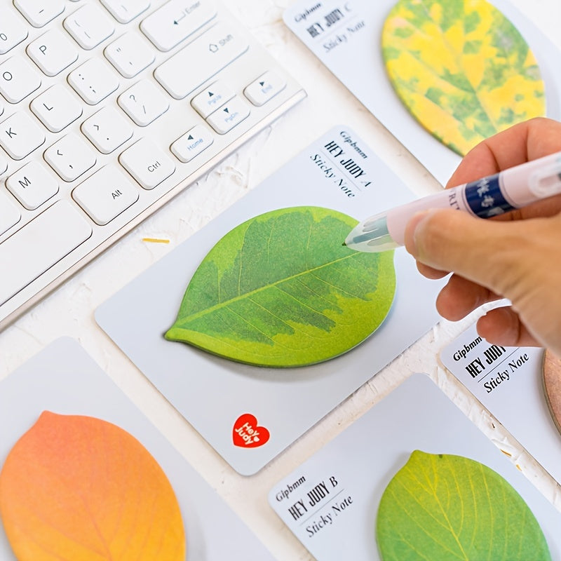 Leaf Sticky Notes - 25 Sheets for Students
