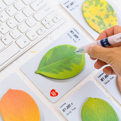 Leaf Sticky Notes - 25 Sheets for Students