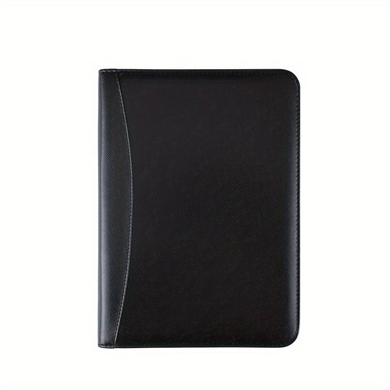 A5 PU Leather Notebook with Card Slot and Zipper Bag