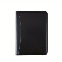 A5 PU Leather Notebook with Card Slot and Zipper Bag