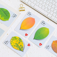 Leaf Sticky Notes - 25 Sheets for Students