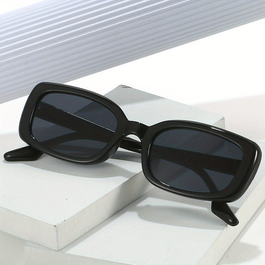 Y2K Rectangle Sunglasses UV400 Anti Glare for Men Women
