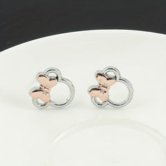 Mouse Charm Bowknot Earrings Jewelry Accessories
