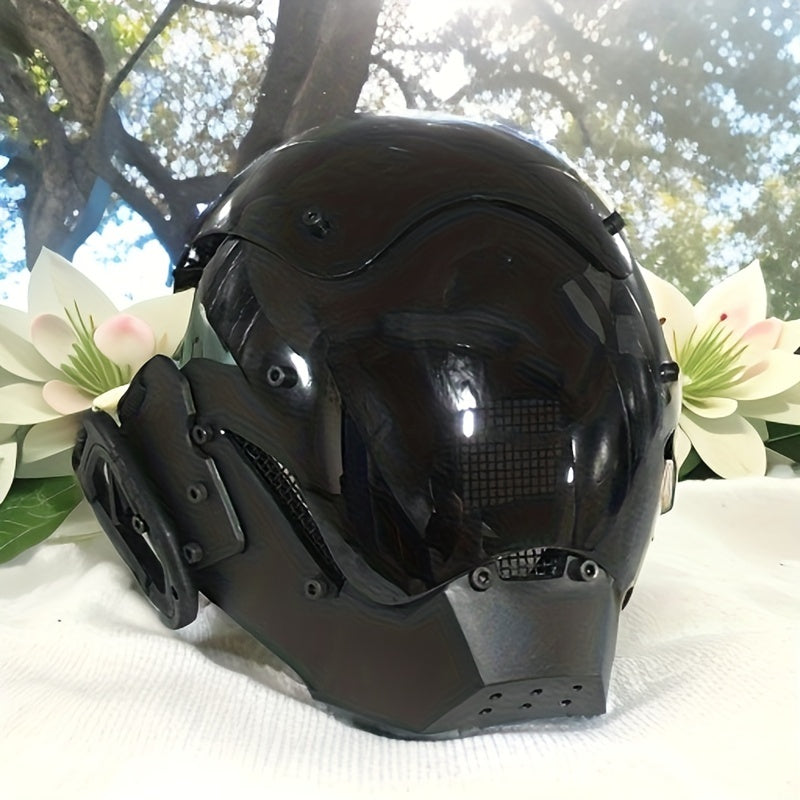Men's Cyberpunk Helmet for Cosplay Music Party