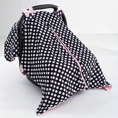 Girls Polka Dots Car Seat Sunshade Cover