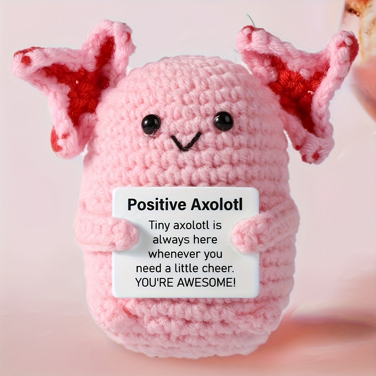 54 Inch Axolotl Crochet Creative Kit Soft Doll Mini Axolotl Crochet Toy