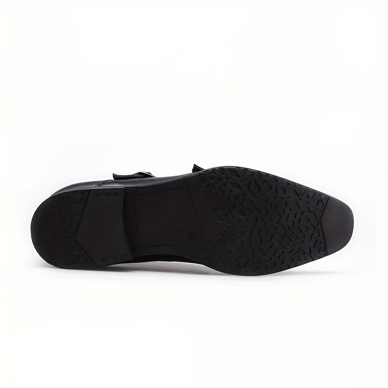 Men's Double Monk Loafers Non Slip Comfy Casual Shoes