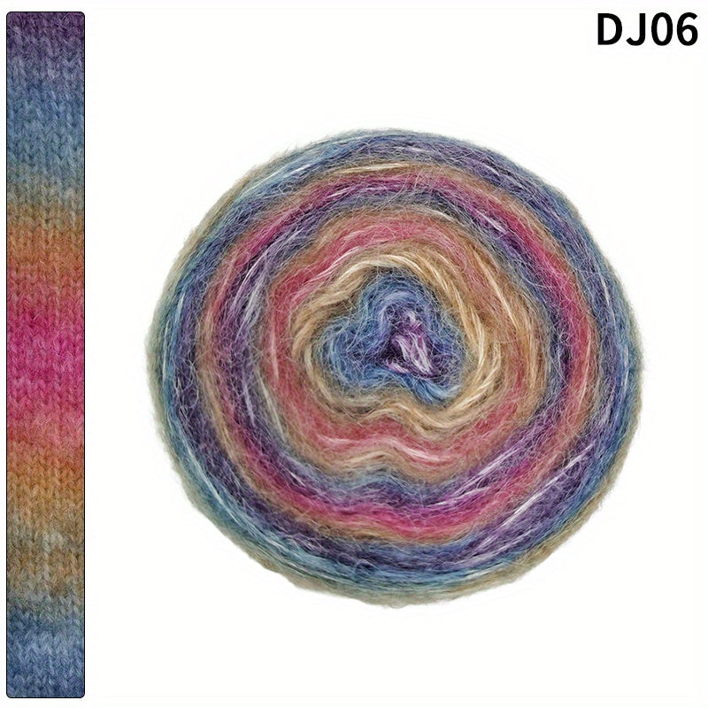 Gradient Wool Thread for Scarves & Hats