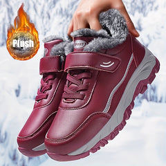 Plush Lined Thermal Snow Boots - Fall Winter Warm Shoes