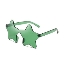 Star Shape Rimless Party Sunglasses + Case