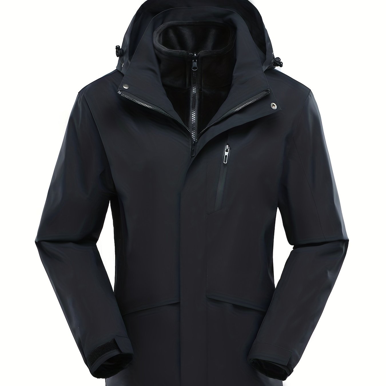 3-in-1 Sports Hooded Jacket for Outdoor Hiking - Women's Winter Warm Coat