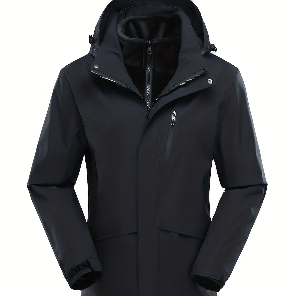 3-in-1 Sports Hooded Jacket for Outdoor Hiking - Women's Winter Warm Coat