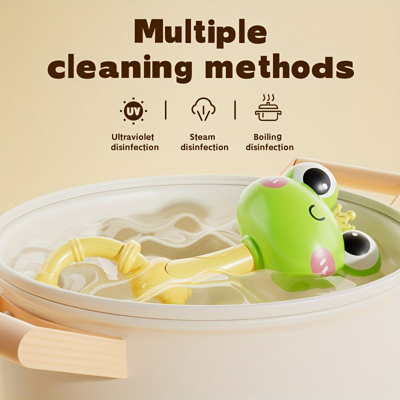 Frog & Duck Hand Bell Toys - ABS Plastic Sensory Learning Toys