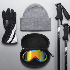 Ski Goggles Protection Case Snowboard Storage Hard zip Box