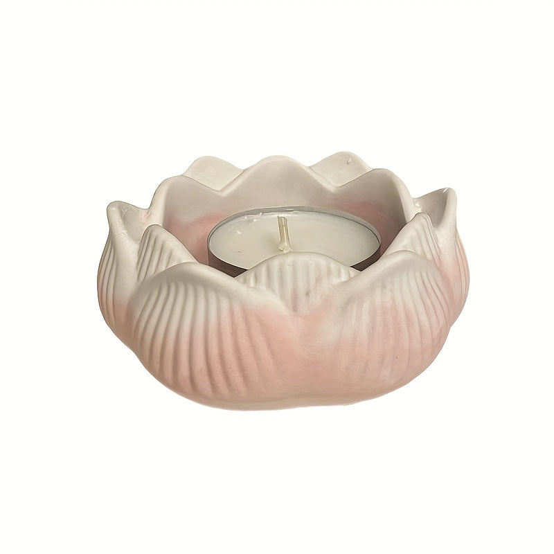 Lotus Gypsum Flowerpot Mould for DIY Candle Pot Making