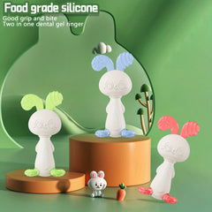 Soft Silicone Rabbit Teething Toy for Babies 0-3 Years