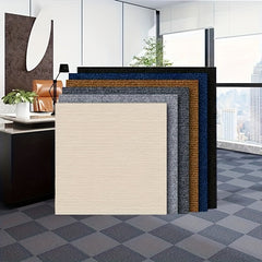 Self-adhesive Carpet Tile Square Floor Mat DIY Home Decoration