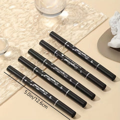 Double Ended Eyeliner Liquid Pen Waterproof Easy Applying Lazy Makeup