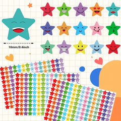 10 Packs Classroom Incentive Chart with 600 Star Stickers