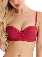 Soft & Comfortable Padded Butterfly Bra Women's Lingerie