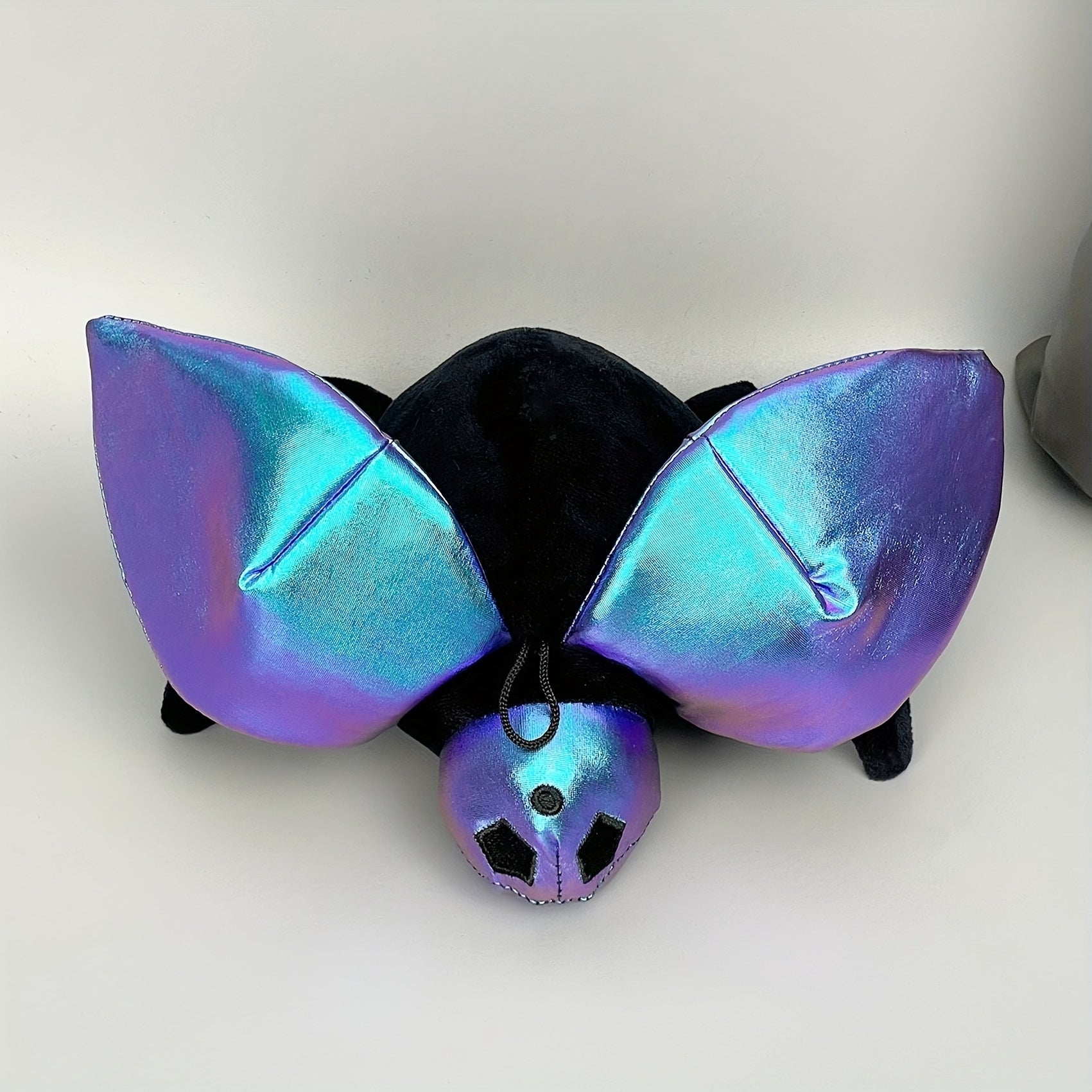 Pink Beetle Plush Toy with Purple Glitter Accents
