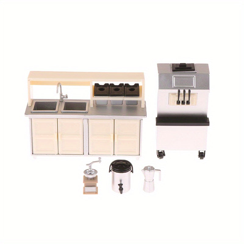 1:12 Dollhouse Ice Cream & Milk Tea Shop Model