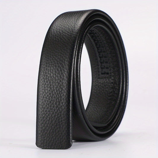 Men's Leather Belt Waist Stap Without Buckle Durable Business Belt