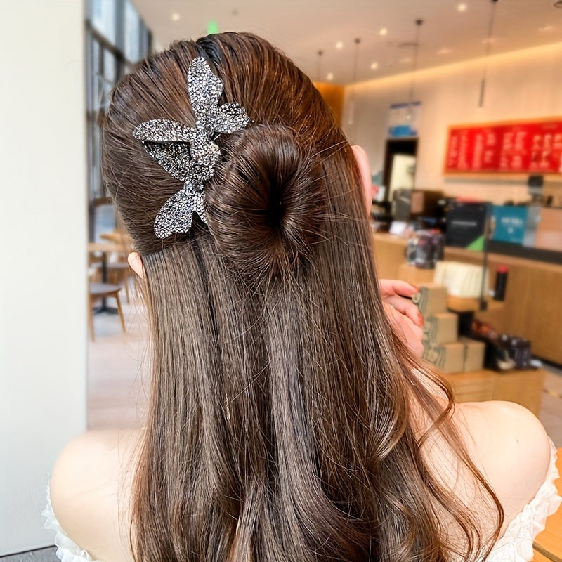 Butterfly Plate Hair Clip Hair Accessory Headwear For Women