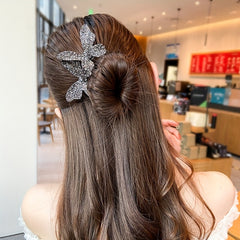 Butterfly Plate Hair Clip Hair Accessory Headwear For Women