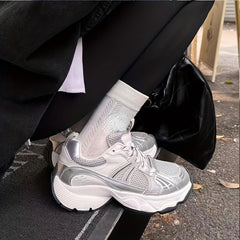 Thick Bottom Chunky Sneakers Breathable Sport Shoes
