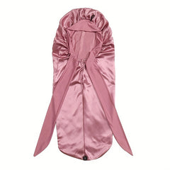 Bowknot Satin Bonnet Long Hair Bonnets Comfortable Night Cap