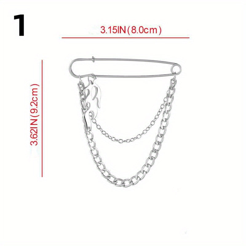 Double Layer Butterfly Brooch Waist Pin for DIY