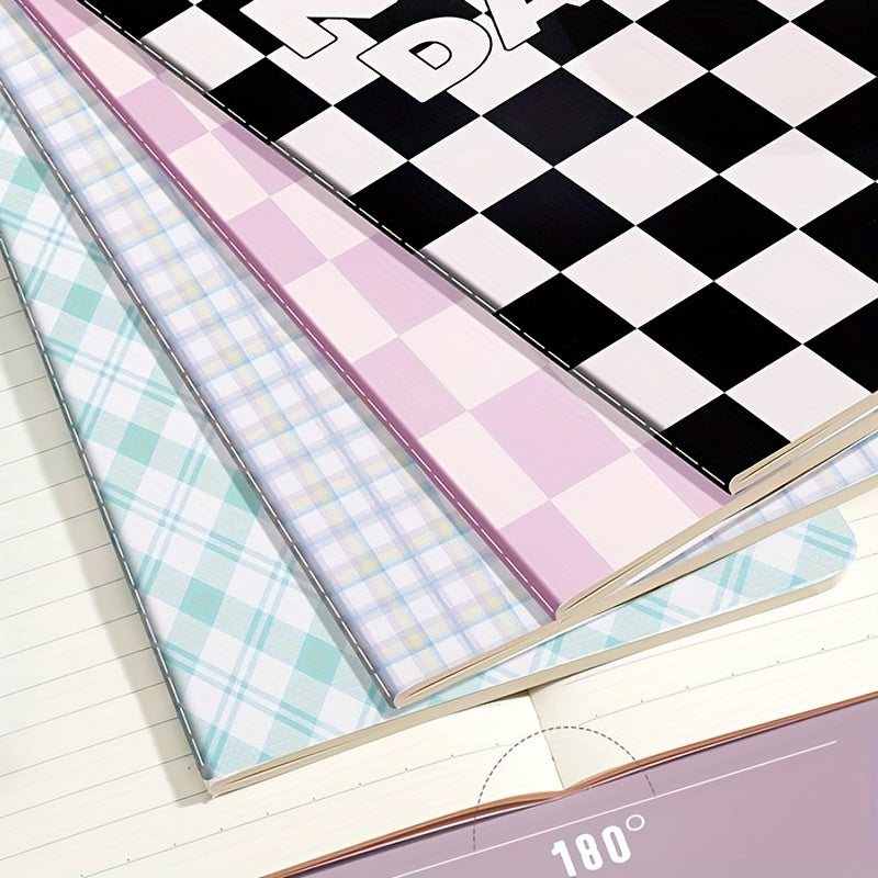 4pcs A5 Illustration Notebook Student Diary