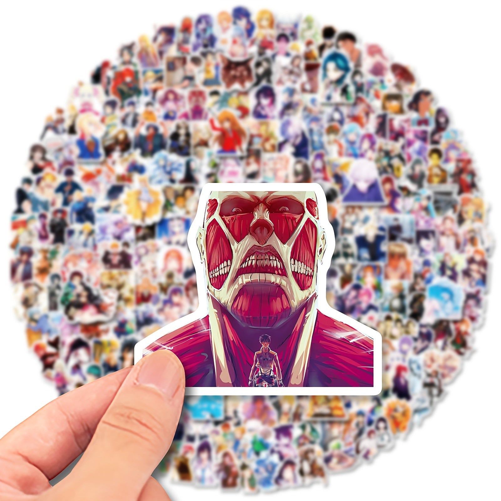 300 Cartoon Motorcycle Anime Stickers for Adults