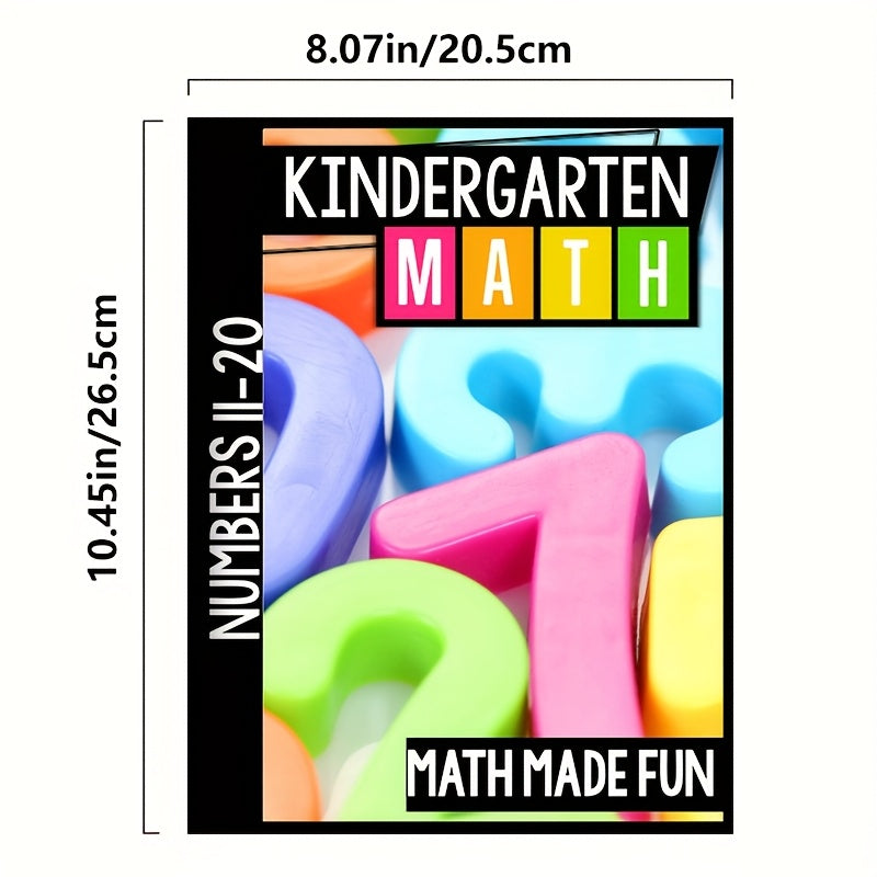 Kindergarten Math Workbook Learn Numbers 11-20 with Activities