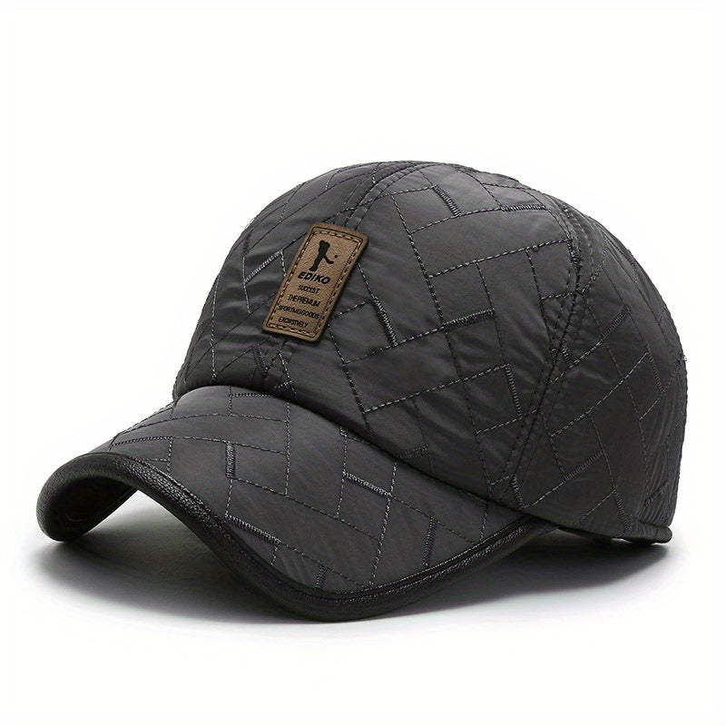 Men's Winter Windproof Baseball Cap Outdoor Ear Protection Hat