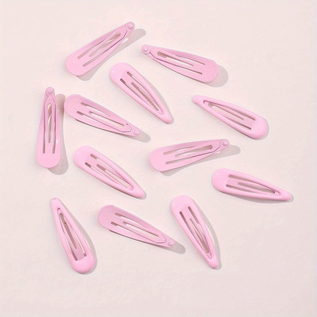 12pcs Solid Hair Clip For Women Girls Accessories