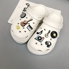 Music Series Shoe Charms For Clogs Garden Shoes DIY Accessories