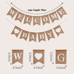 Burlap Personality Party Banner for Special Occasions