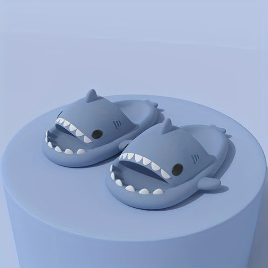 Cartoon Shark Bottom Slippers for Kids Non Slip Lightweight