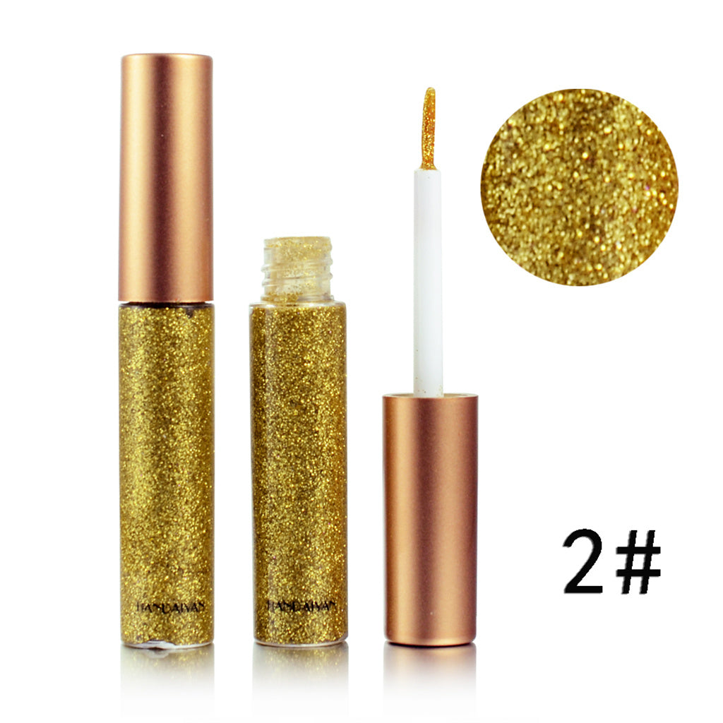 10 Sparkling Glitter Liquid Eyeliners Long Lasting Smudge Proof