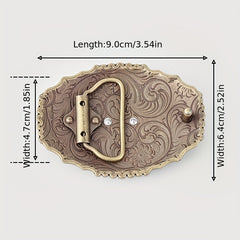 Boho Bull Head Belt Buckle For Women & Men Vintage Western Cowboy