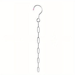 Collapsible Stainless Steel Chain Clothes Hanger Organizer