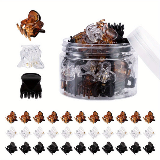 48pcs Mini Hair Claw Style Hair Claw For Women Girls Hair Styling Clip