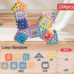 Large House Building Blocks Set